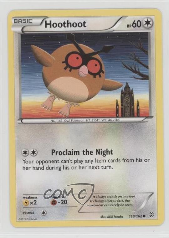 Hoothoot Pokémon XY BREAKthrough #119