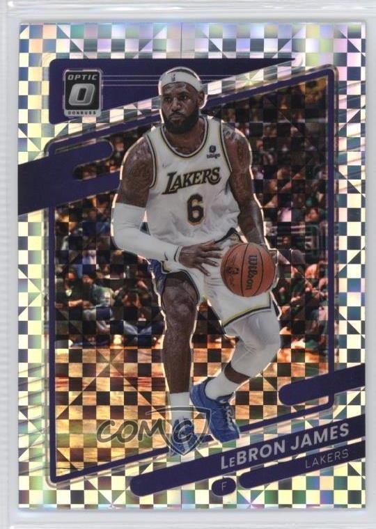 2021-22 Panini Donruss Optic Checkerboard Prizm LeBron James #41