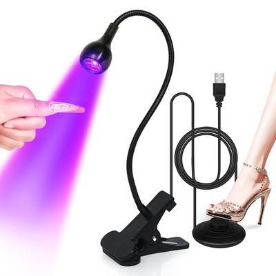 krofaue UV LED Nail Lamp - Flash Cure Dual-Light Black 