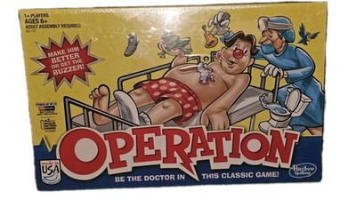 Operation Board Game Hasbro Classic B2176 Electronic Game NEW Sealed Ages 6+
