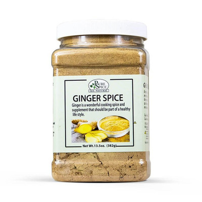 Pure Spice Ginger Spice Powder, 13.5 oz (382 g) Single Spice Pantry