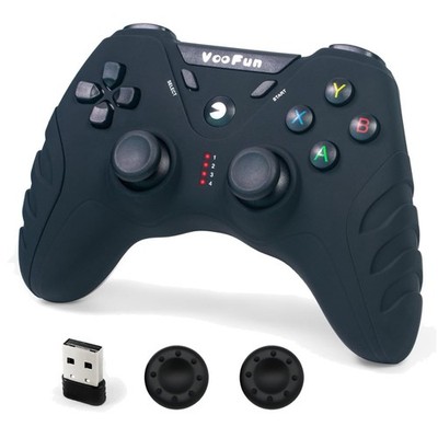 Kabelloser PC-Controller, PS3 Gamepad PC mit Hall-Joystick kein Drift, doppel...