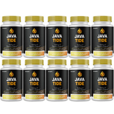 JavaTide Capsules, Java Tide Advanced Weight Loss Support Supplement 10 Bottles