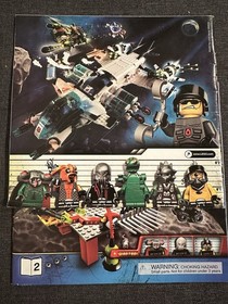 LEGO 5980 Space Police: Squidman's Pitstop INSTRUCTION MANUALS BOOKLETS ONLY 1-2