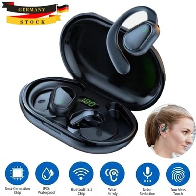 Kabellos Sport Bluetooth Kopfhörer, Open Ear Kopfhörer Bluetooth 5.3 Kopfhörer - Bild 1 von 4