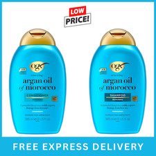 OGX Argan Oil of Morocco Shampoo & Conditioner 385ml – Sulfate Free for Dry Hair