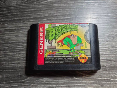 Boogerman: A Pick and Flick Adventure (Sega Genesis, 1994) Cart Only TESTED