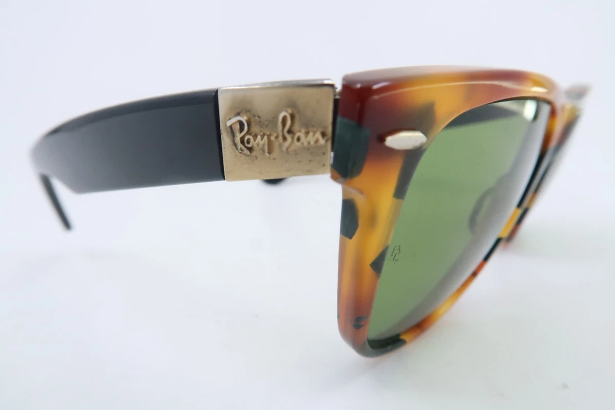 美品 80s B&L WAYFARER 1 AMBER MADE IN USA Ray Ban B&L Wayfarer I vintage sunglasses made in the USA 80s | eBay