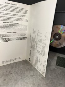 Powerslave - Sega Saturn - Complete CIB W/ Registration Card Very Nice Condition