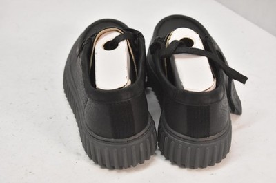 Clarks Torhill Lo Shoes Mens Size 8 Black Leather Moccasin Comfort