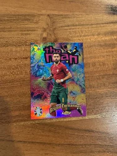 Bruno Fernandes 2023 Topps Finest UEFA 2024 Euro Man Refractor Case Hit SP NRMT+