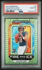 Caleb Williams 2024 Panini Obsidian #20 Fire and Ice Green /5 PSA 10 POP 1