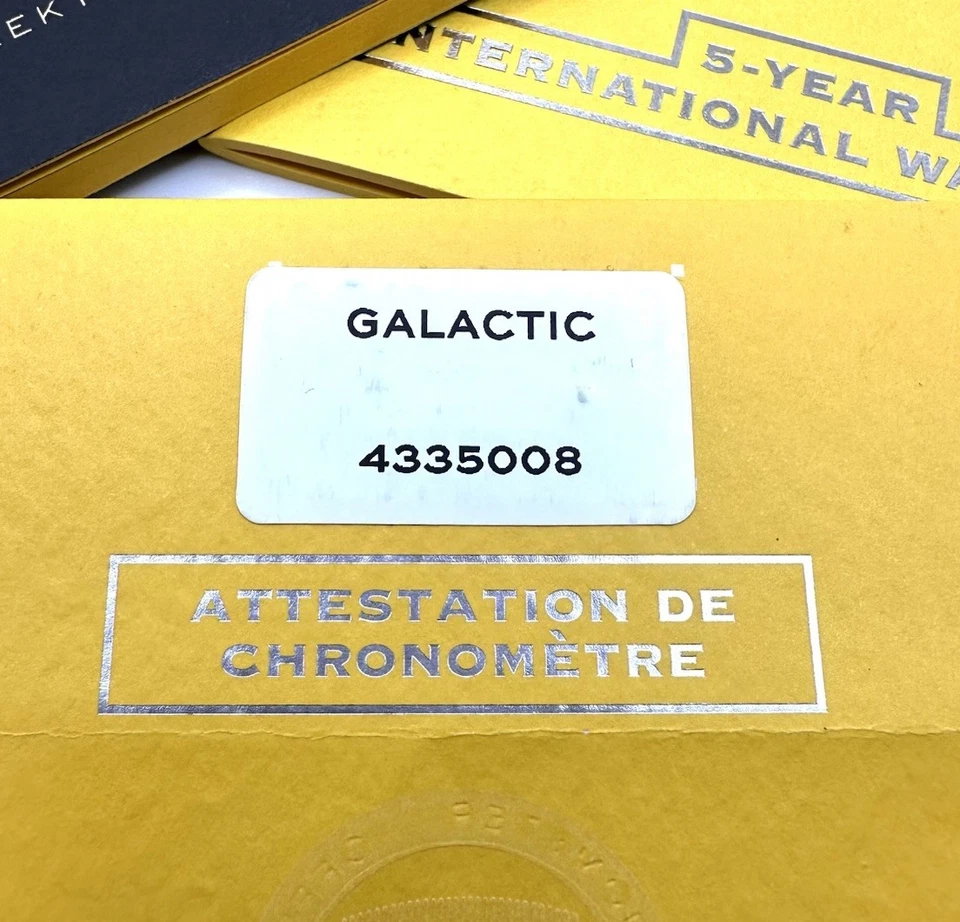 Preowned Genuine Breitling Galactic Ref.4335008 Watch Manual Books & Certificate - Изображение 3 из 4