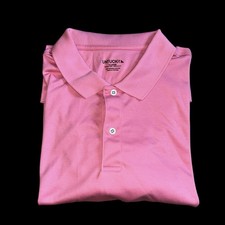 UNTUCKIT Men's Short Sleeve Damaschino Polo Shirt SIZE XL Pink NWOT Preppy Golf