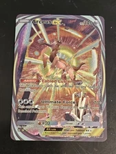 Arceus ex 95/96 Pokemon TCG Pocket Triumphant Light Custom Textured Fanart Card