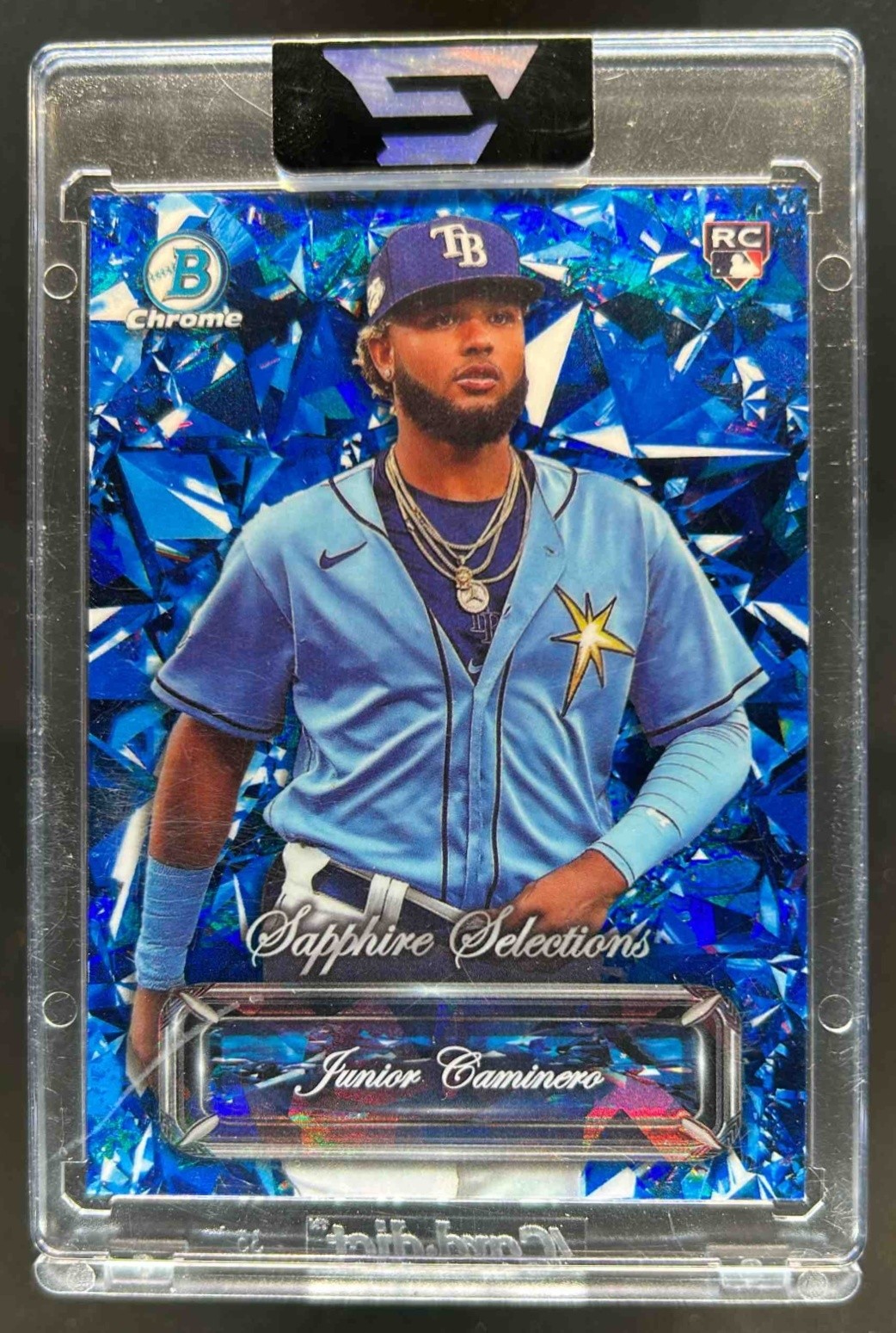 2024 Bowman Sapphire Junior Caminero Selections RC #BSS-8 Rays
