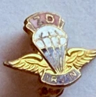 MILITARY RARE - WW2  ZD IRVIN PARACHUTE METAL PIN