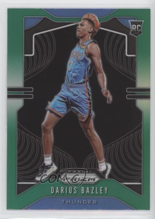 2019-20 Panini Prizm Rookie Green Prizm Darius Bazley #289 12g7