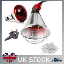 Infrared Heat Lamp With Bulb For Poultry, Puppies, Dog Kittens Piglets Animals