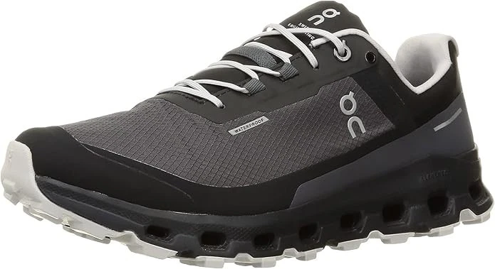 On Cloudvista Waterproof | Men's Running Sneakers | Black Gray | Size M 14