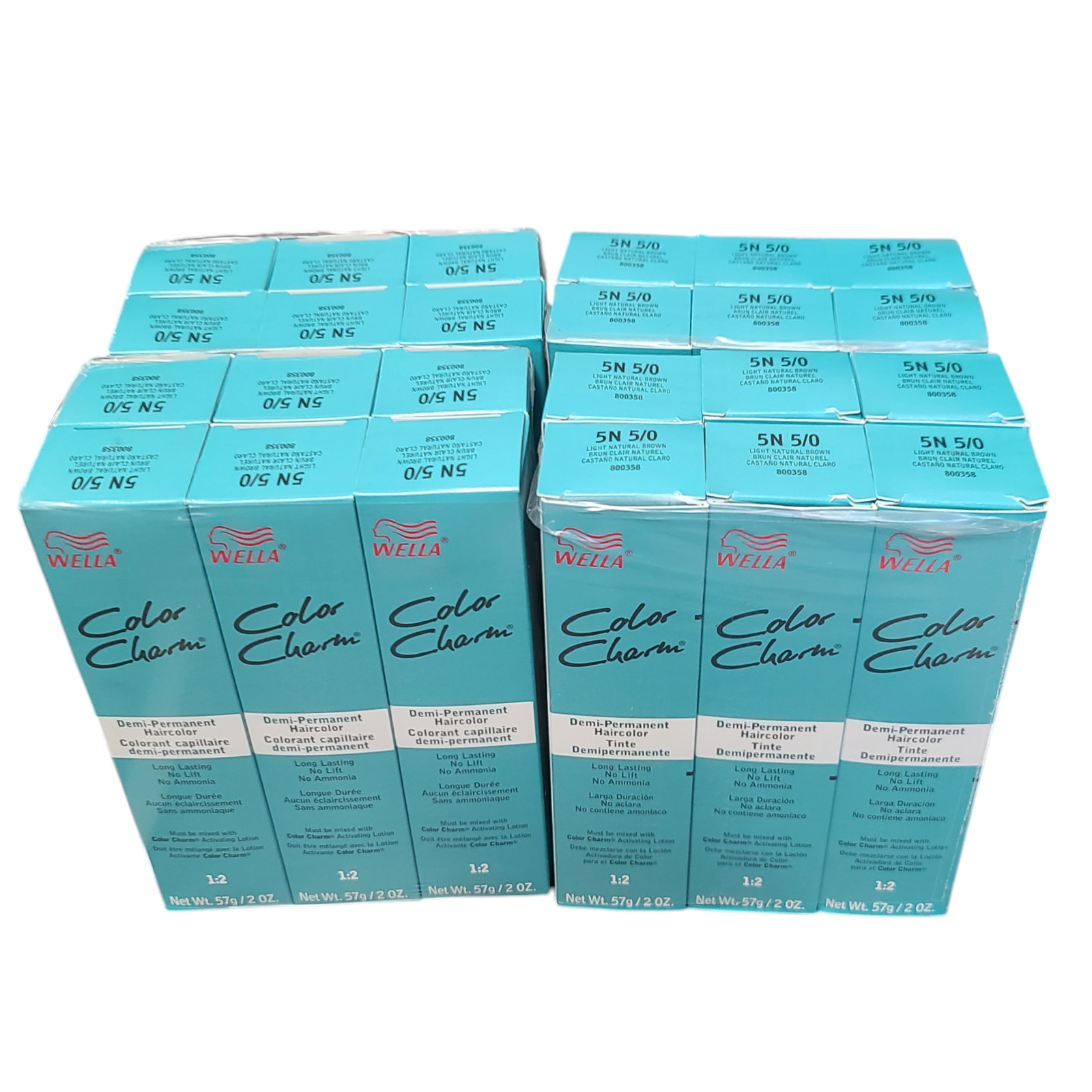 Charm Demi-permanent Hair Color 5n 5/0 Light Natural Brown