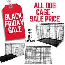 Black Heavy Duty Dog Crate 2