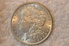 1888-S. AU/ BU MORGAN DOLLAR.