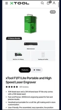 xTool F1 Portable Laser Engraver BUNDLE