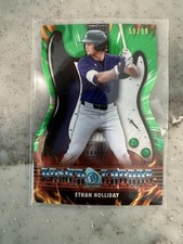 Ethan Holliday 2026 Bowman Power Chords Green Refractor /99 - Rockies