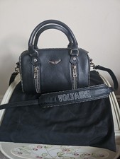 Zadig Voltaire Black Leather Mini Crossbody Bag Exellent Condition