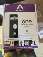 Apogee ONE Audio Interface for Mac USB Audio W/All Accessories - Excellent cond.