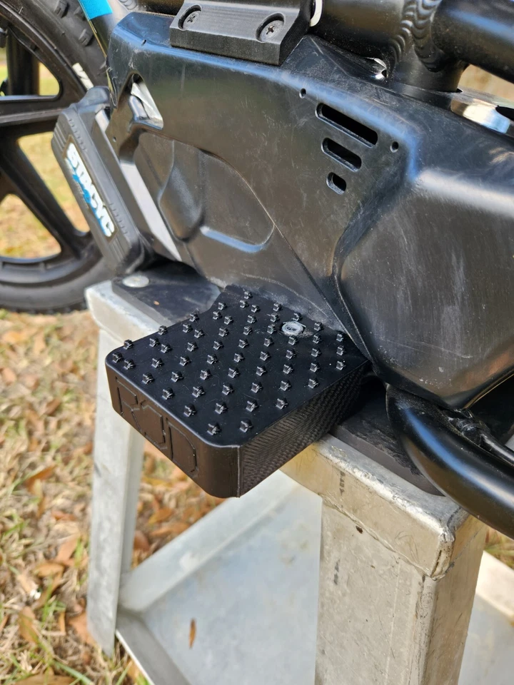 Набор агрессивных ножных колышков Stacyc 12e/16e угольно-черные широкие RJD - Изображение 2 из 4