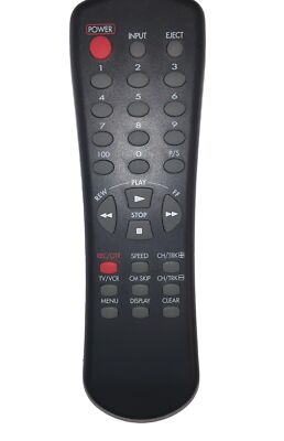Genuine Security Labs TV VCR Remote Control 29-0003 Cleaned & Tested Works Well