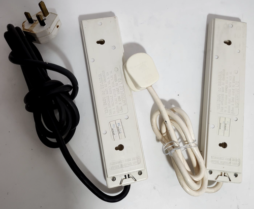 02x BS1363/A Steckdose Steckdose 4-Sitzer 13A UK Englisch UK weiß Masterplug - Bild 5 von 5