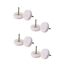 7/8" White Nail Glide   24 Pack