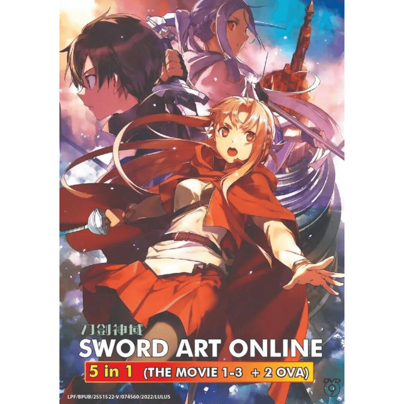 Asuna Ordinal Scale Sao Dub DVD Anime Sword Art Online IN (The