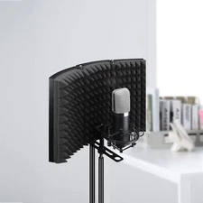 Professional Studio Recording Aokeo Microphone soundproof foam Isolation Shield.