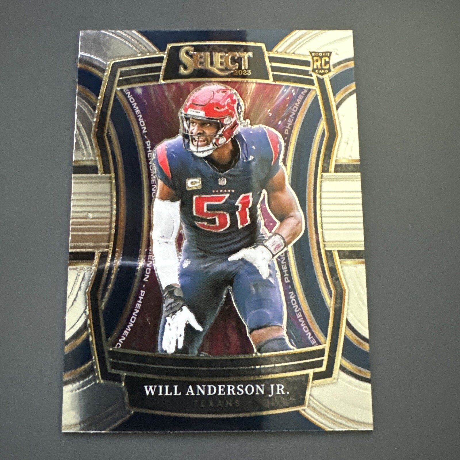 2023 Select Will Anderson Jr. RC Phenomenon Silver Prizm Houston Texans #PH-WAN