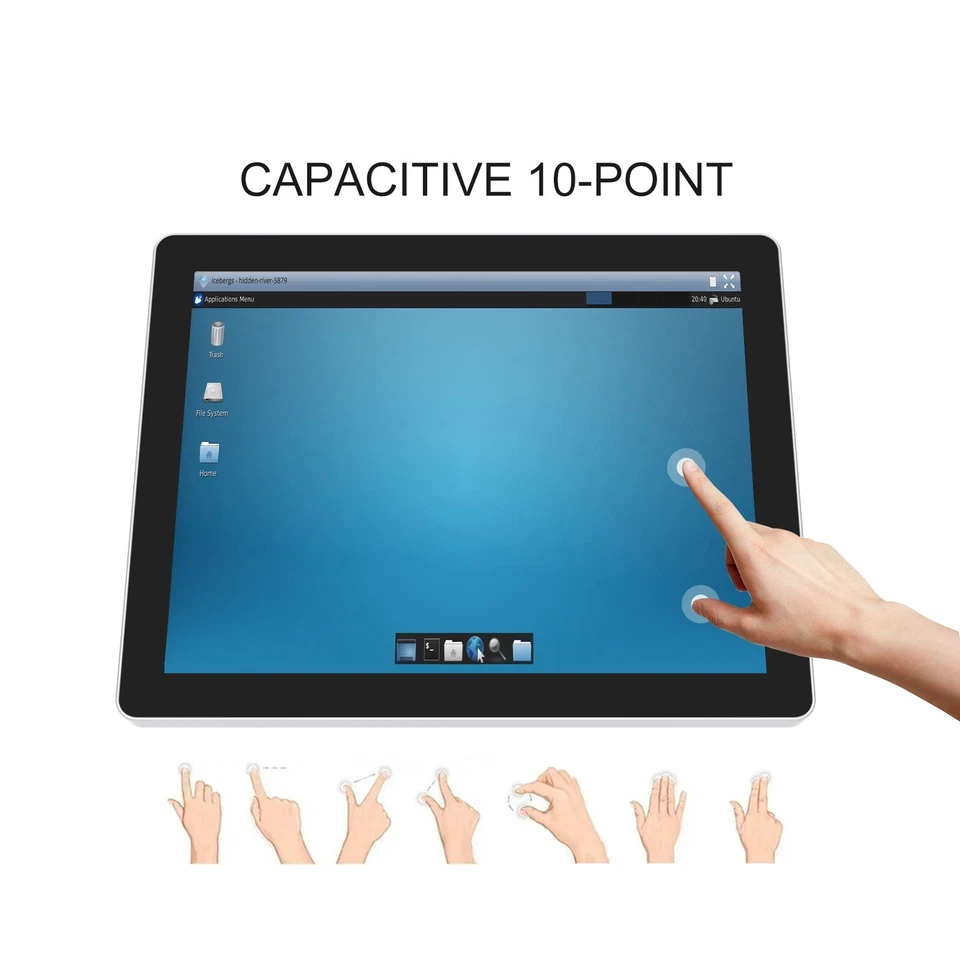 GreenTouch 17 Inch Multi PCAP Touch Screen Monitor 1280*1024 Resolution Display - Image 4 of 4