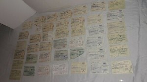 Lot of 41, 1960s Gas Receipts, Shell, Mobil, Gulf, Conoco, Skelly, Sinclair