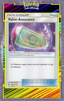 Vulné-Assurance - SL03: Brennende Schatten - 126/147 - Neue Französische Pokemon Karte