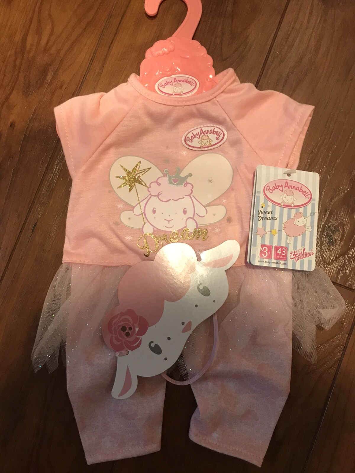 baby annabell sweet dreams sleeping bag