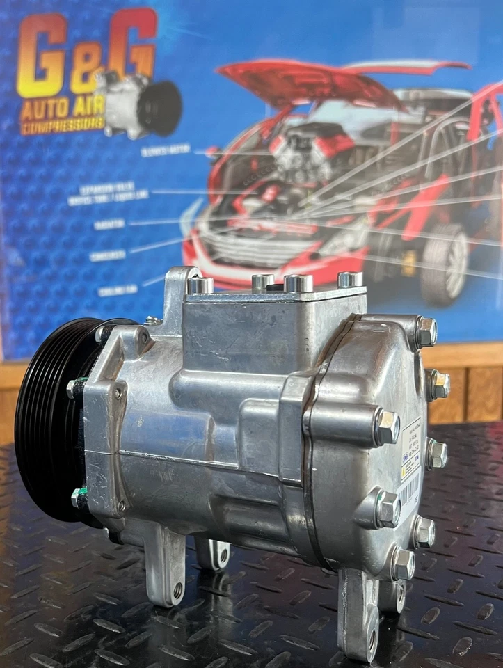 COMPRESOR DE AIRE ACONDICIONADO APTO PARA FORD LTD CROWN VICTORIA 89-91, LINCOLN TOWN CAR 89-90, 68362 Foto 3 de 4