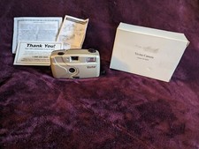 Vivitar Film Camera, 35mm Optical Lens with Flash, Model NC992F, Champagne gold