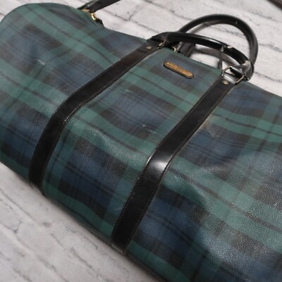 Vintage Polo Ralph Lauren Blackwatch Duffle Shoulder Bag Travel