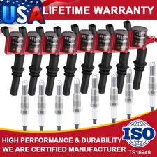 8 Pack Ignition Bobinas & Spark Plugs For Ford F-150 5.4L Truck 2004-2010 DG511