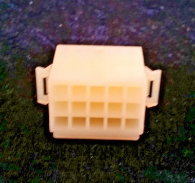 WALDOM MOLEX 19-09-2158  .093'' SOCKET HOUSING WITH POSITIVE LATCH LOT OF 5 PC