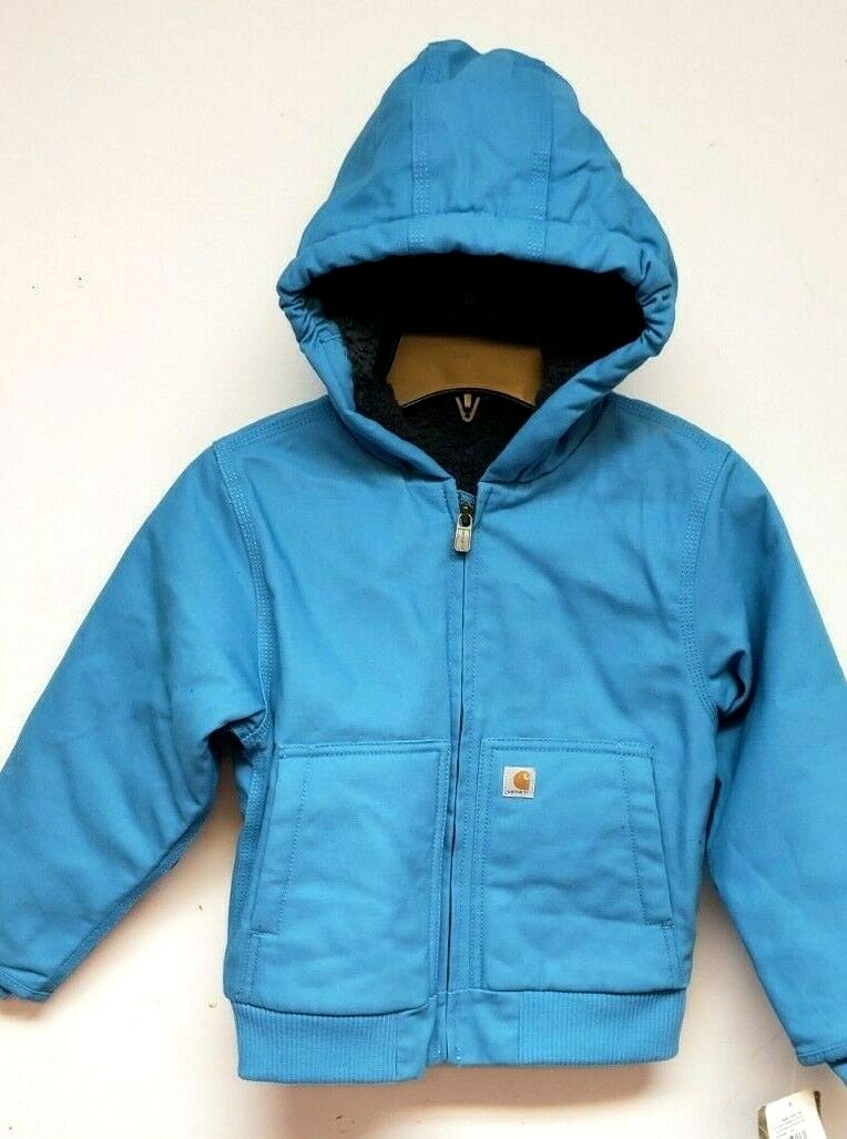 Carhartt CP9564-442 Canvas Insulated Sherpa Lined Hooded Jacket | eBay