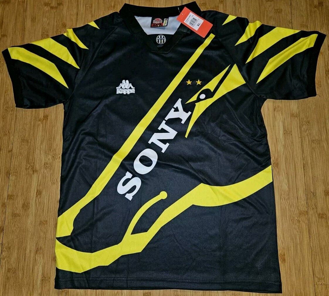 Juventus Kappa 1996 97 3rd Special Zebra Jersey Retro Men's Size