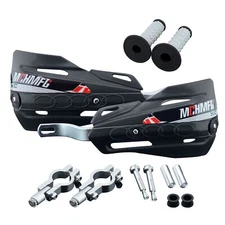 Dirt Bike Hand Guards with Grips - Universal Motorcycle Handguards for Pit Bi...